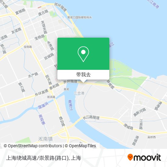 上海绕城高速/崇景路(路口)地图