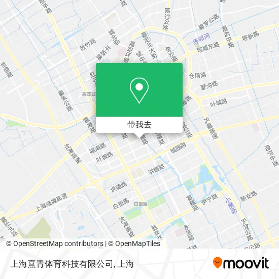 上海熹青体育科技有限公司地图