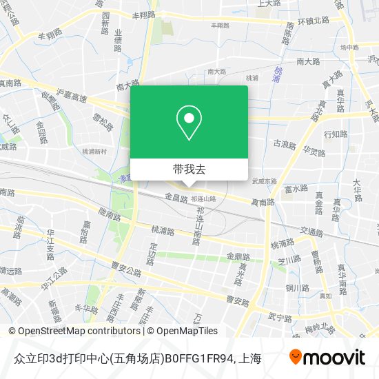 众立印3d打印中心(五角场店)B0FFG1FR94地图