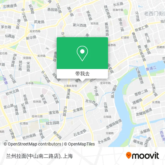 兰州拉面(中山南二路店)地图