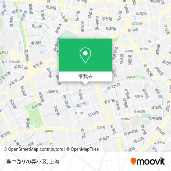 吴中路970弄小区地图