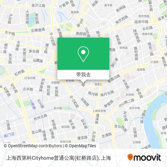 上海西第科Cityhome普通公寓(虹桥路店)地图