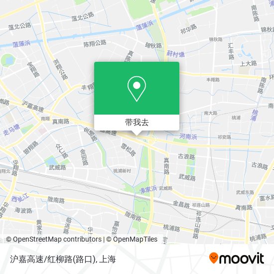 沪嘉高速/红柳路(路口)地图