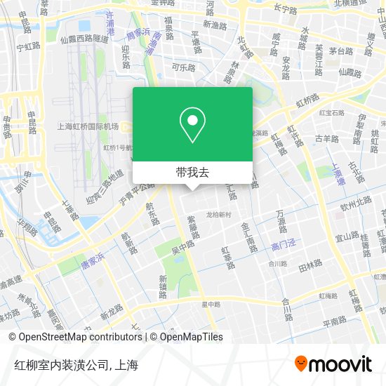 红柳室内装潢公司地图