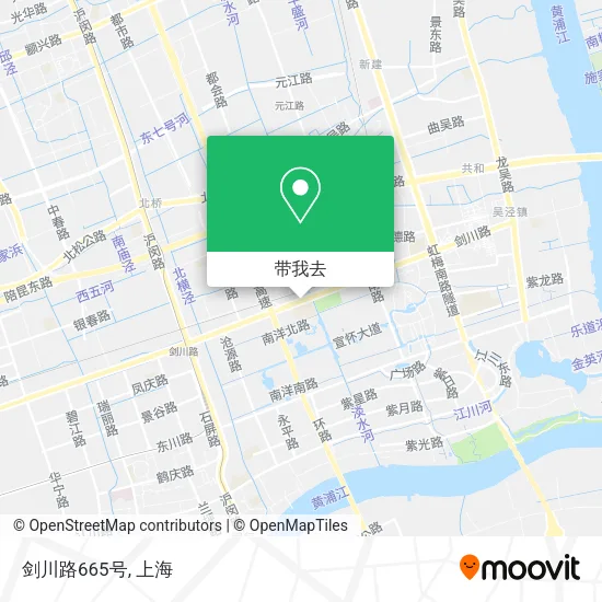 剑川路665号地图