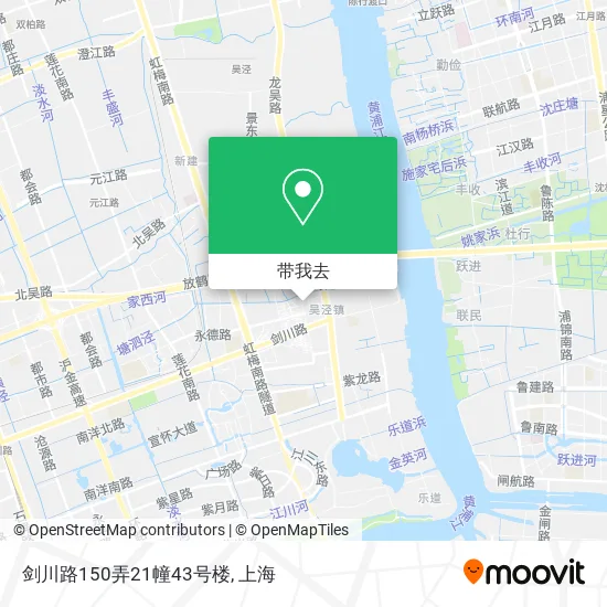 剑川路150弄21幢43号楼地图