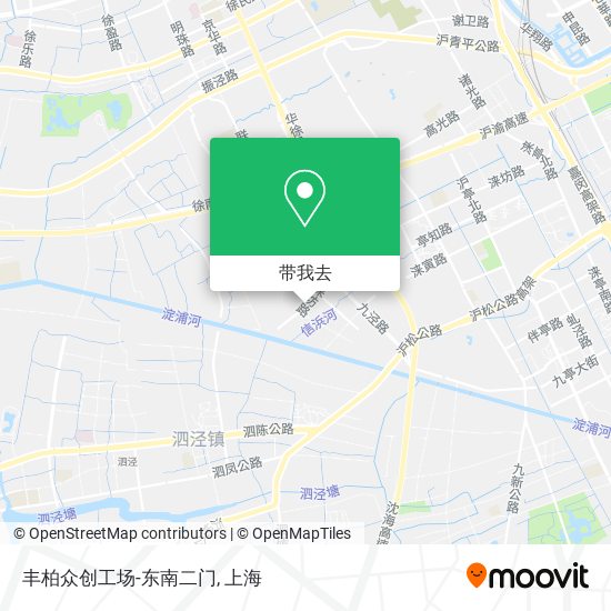 丰柏众创工场-东南二门地图
