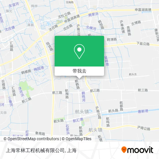 上海常林工程机械有限公司地图