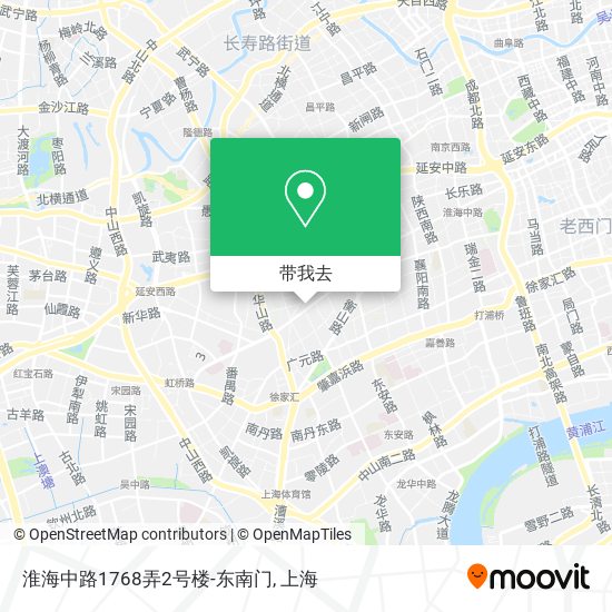 淮海中路1768弄2号楼-东南门地图