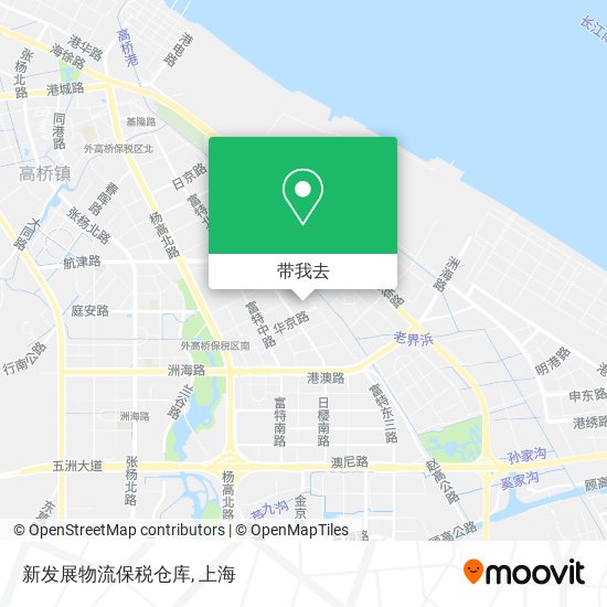 新发展物流保税仓库地图