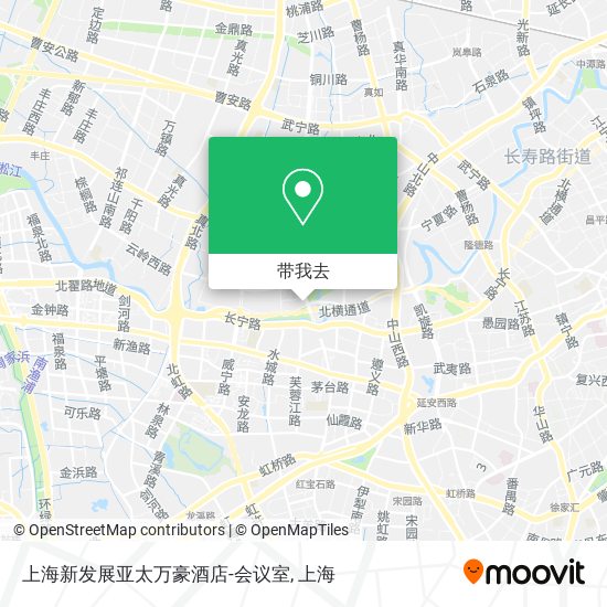 上海新发展亚太万豪酒店-会议室地图