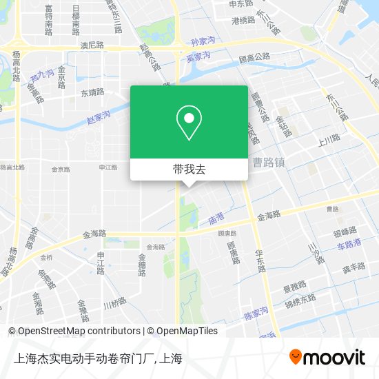 上海杰实电动手动卷帘门厂地图