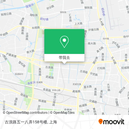 古浪路五一八弄158号楼地图