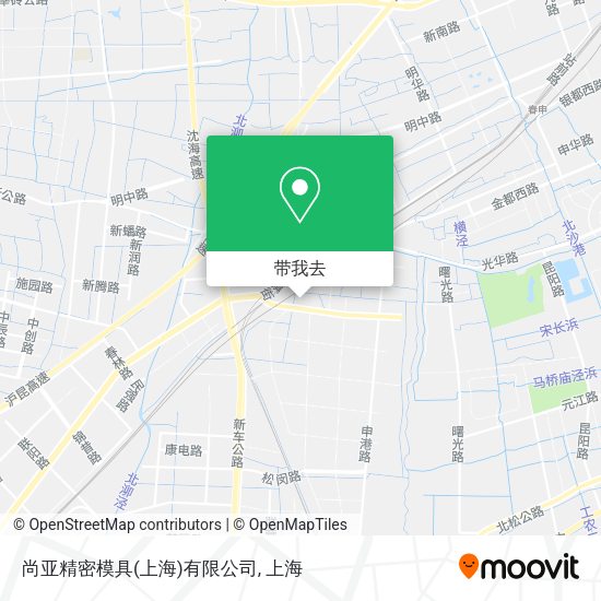 尚亚精密模具(上海)有限公司地图
