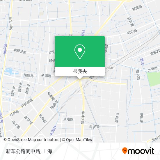 新车公路闵申路地图