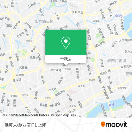 淮海大楼(西南门)地图
