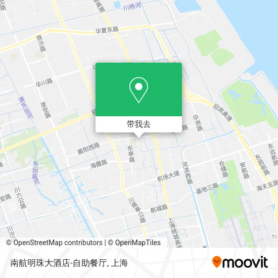 南航明珠大酒店-自助餐厅地图