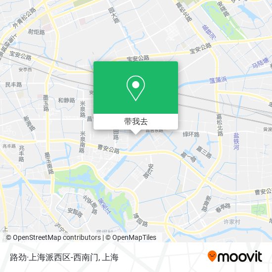 路劲·上海派西区-西南门地图