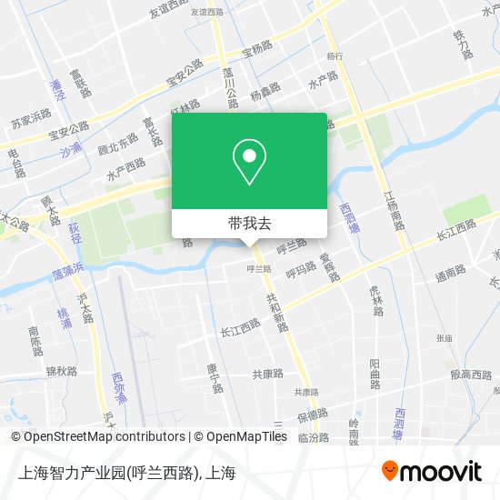上海智力产业园(呼兰西路)地图