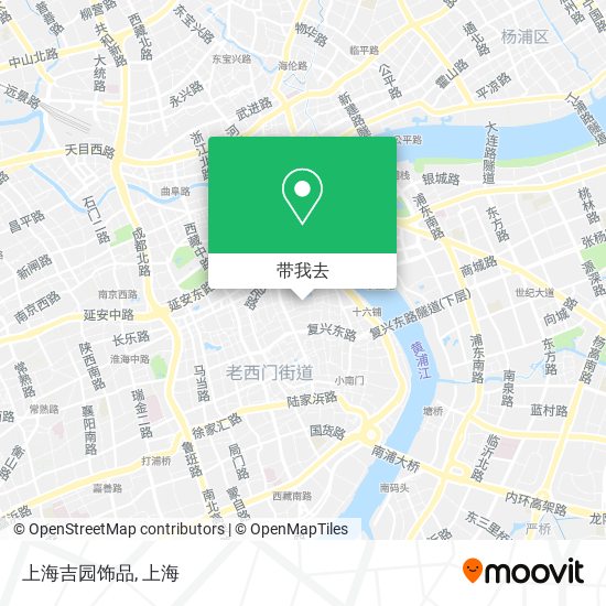 上海吉园饰品地图