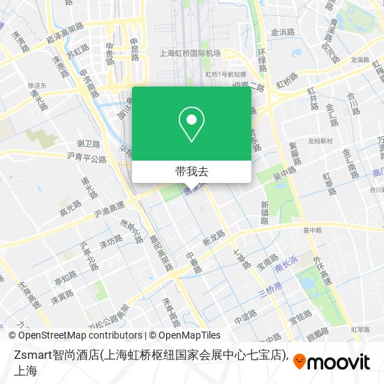 Zsmart智尚酒店(上海虹桥枢纽国家会展中心七宝店)地图