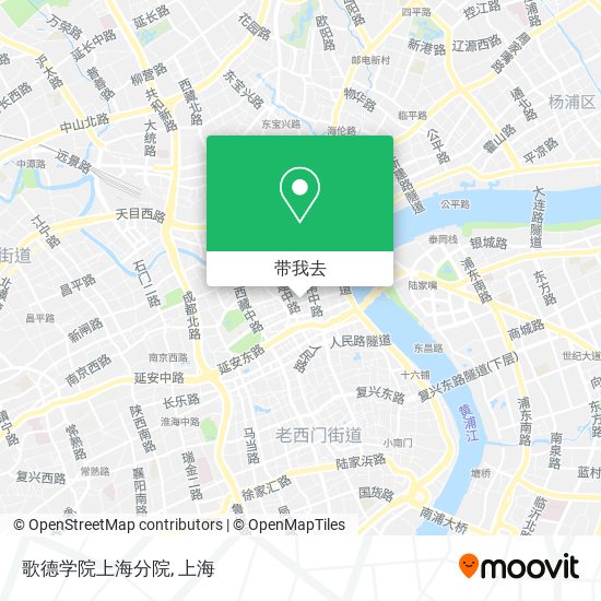歌德学院上海分院地图
