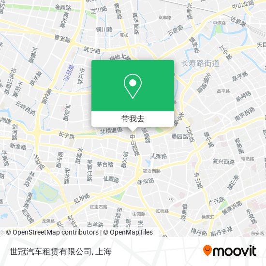 世冠汽车租赁有限公司地图