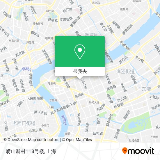 崂山新村118号楼地图