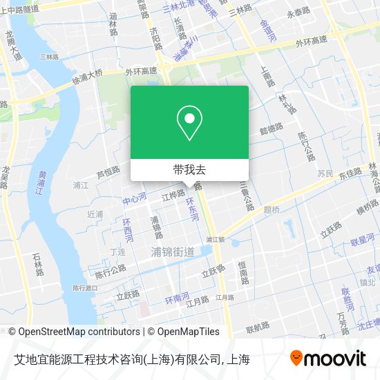 艾地宜能源工程技术咨询(上海)有限公司地图