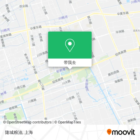 隆城粮油地图
