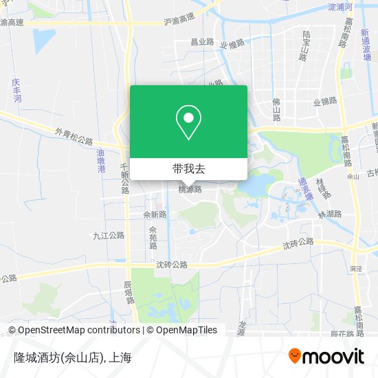 隆城酒坊(佘山店)地图