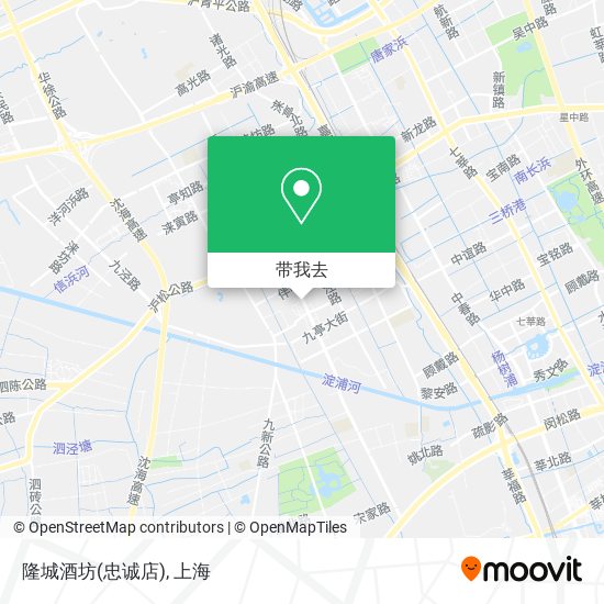 隆城酒坊(忠诚店)地图