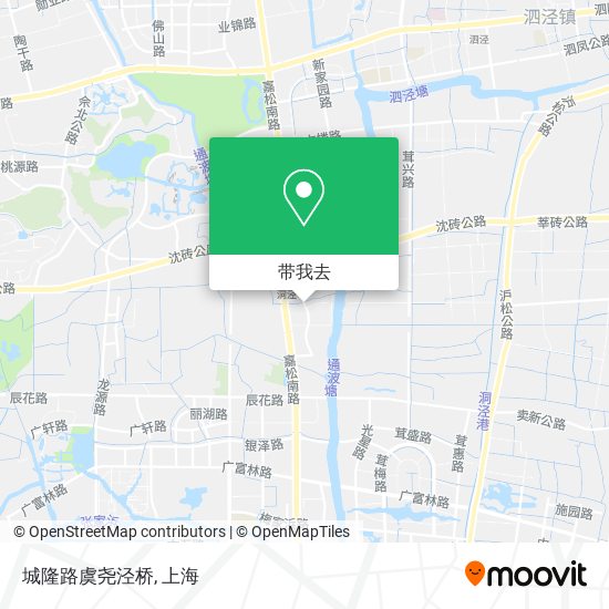 城隆路虞尧泾桥地图