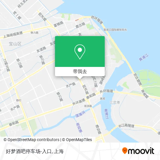 好梦酒吧停车场-入口地图