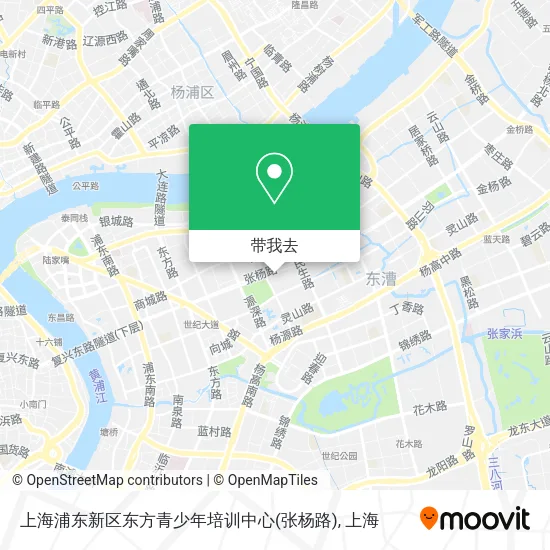 上海浦东新区东方青少年培训中心(张杨路)地图