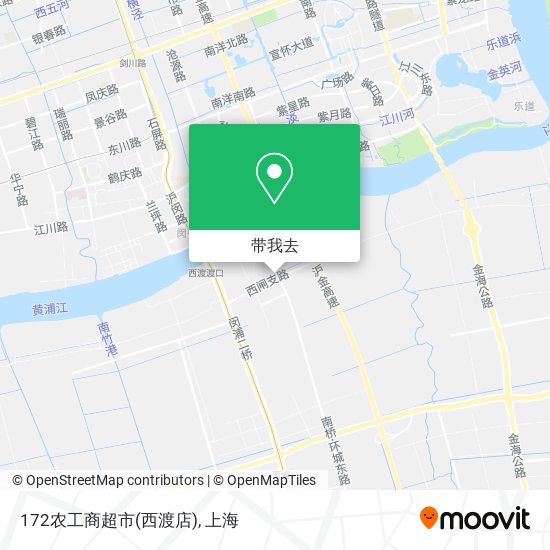 172农工商超市(西渡店)地图