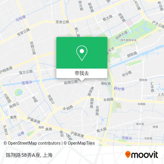 陈翔路58弄A座地图