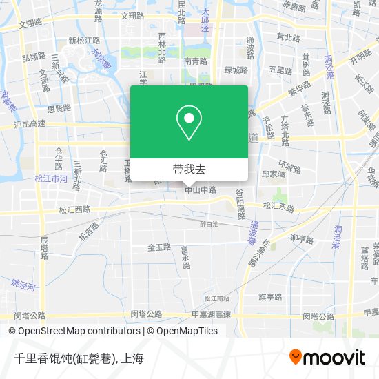 千里香馄饨(缸甏巷)地图