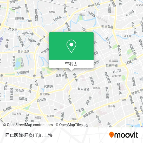 同仁医院-肝炎门诊地图