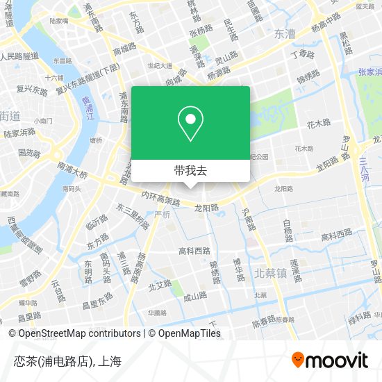 恋茶(浦电路店)地图