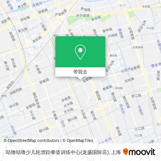 咕噜咕噜少儿轮滑跆拳道训练中心(龙盛国际店)地图