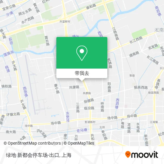 绿地·新都会停车场-出口地图