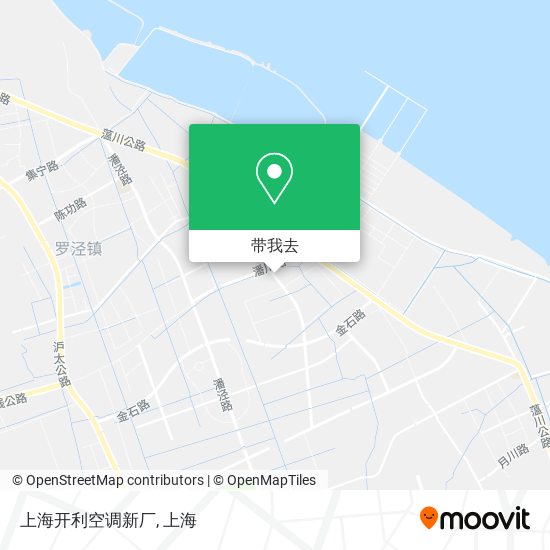 上海开利空调新厂地图