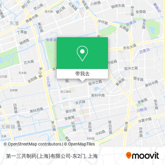 第一三共制药(上海)有限公司-东2门地图