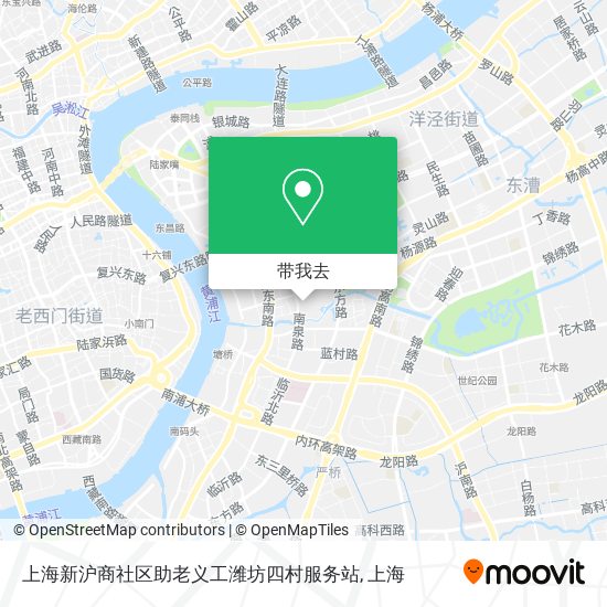 上海新沪商社区助老义工潍坊四村服务站地图