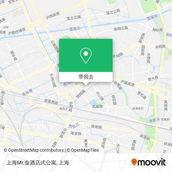 上海Mr.金酒店式公寓地图