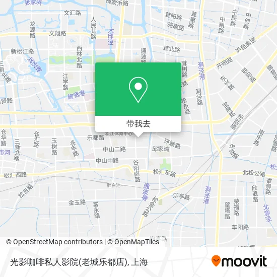 光影咖啡私人影院(老城乐都店)地图