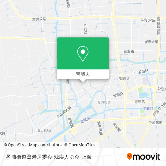 盈浦街道盈港居委会-残疾人协会地图