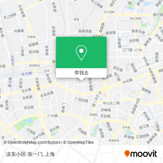 凉东小区-东一门地图