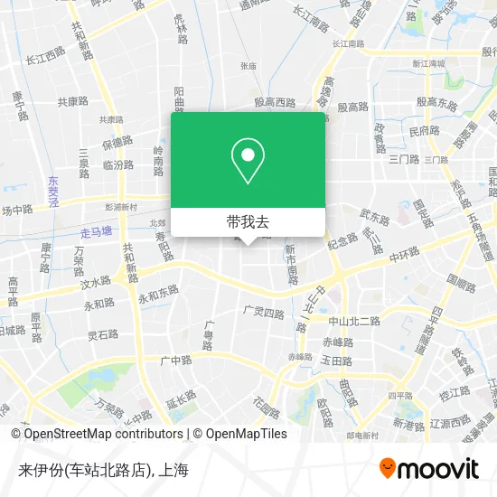 来伊份(车站北路店)地图